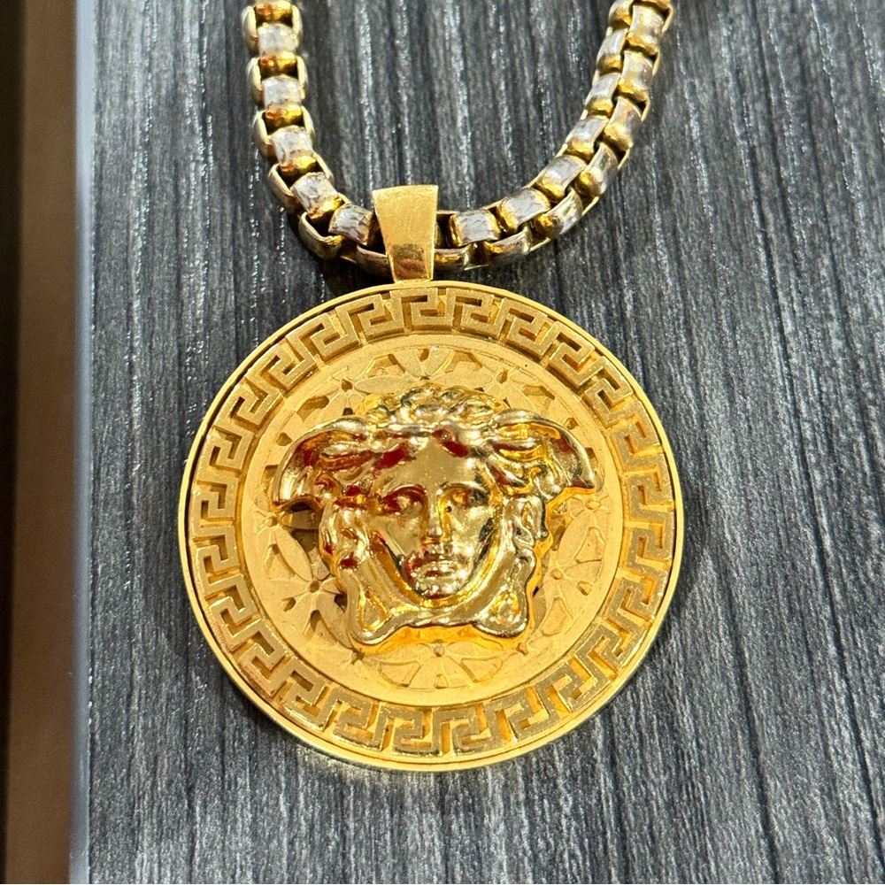 Versace Medusa head mens chain